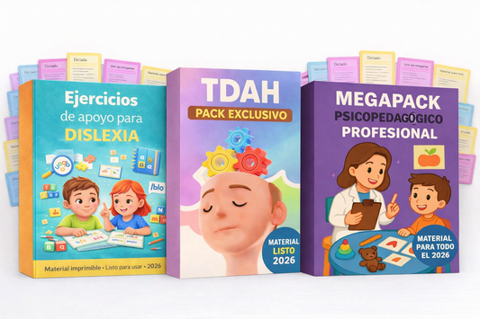 MEGA PACK PSICOPEDAGOGICO + TDAH + DISLEXIA
