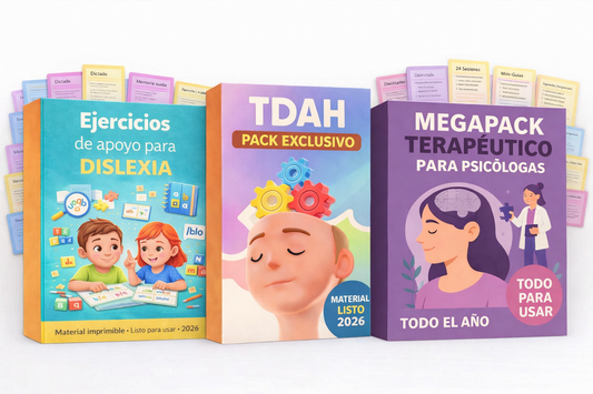 Mega Pack Terapeutico + TDAH + DISLEXIA